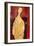 Woman with a Fan (Lunia Czechowska) 1919-Amedeo Modigliani-Framed Giclee Print