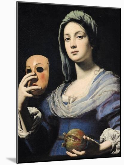 Woman with a Mask-Lorenzo Lippi-Mounted Giclee Print