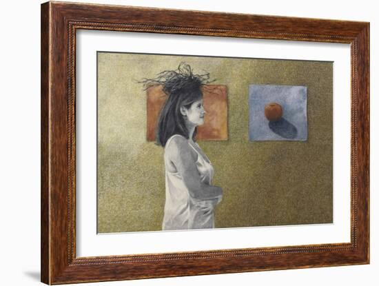 Woman with a Nest on Her Head, c.1999-Helen J. Vaughn-Framed Giclee Print