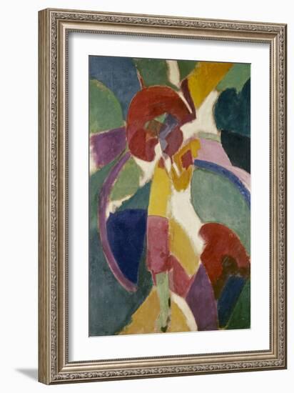 Woman with a Parasol, 1913-Robert Delaunay-Framed Giclee Print