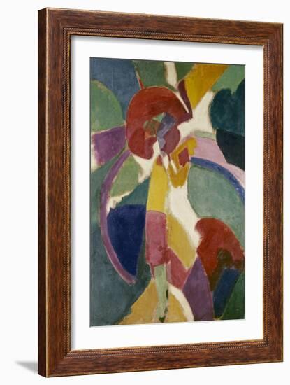 Woman with a Parasol, 1913-Robert Delaunay-Framed Giclee Print