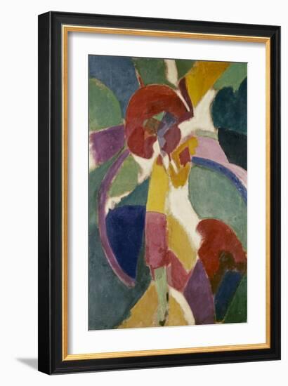 Woman with a Parasol, 1913-Robert Delaunay-Framed Giclee Print