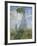 Woman with a Parasol - Madame Monet and Her Son, 1875-Claude Monet-Framed Giclee Print