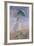 Woman with a Parasol Turned to the Right, 1886-Claude Monet-Framed Giclee Print