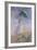 Woman with a Parasol Turned to the Right, 1886-Claude Monet-Framed Giclee Print