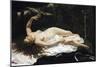 Woman with a Parrot-Gustave Courbet-Mounted Giclee Print