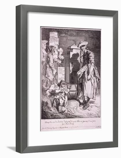 Woman with a Raree Show, Cries of London, 1760-Paul Sandby-Framed Giclee Print