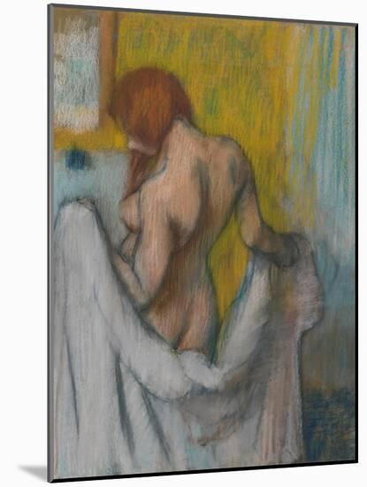 Woman with a Towel, 1894 or 1898-Edgar Degas-Mounted Giclee Print