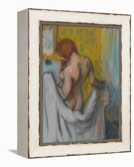 Woman with a Towel, 1894 or 1898-Edgar Degas-Framed Premier Image Canvas