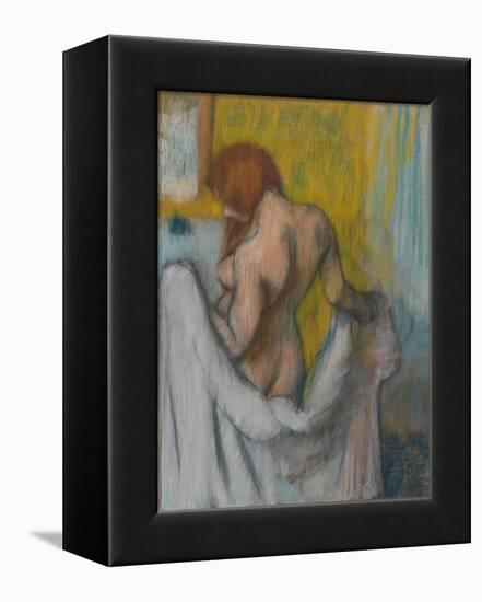 Woman with a Towel, 1894 or 1898-Edgar Degas-Framed Premier Image Canvas