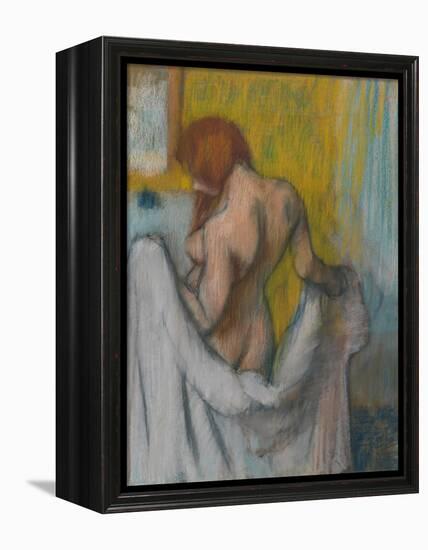 Woman with a Towel, 1894 or 1898-Edgar Degas-Framed Premier Image Canvas