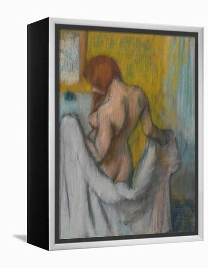 Woman with a Towel, 1894 or 1898-Edgar Degas-Framed Premier Image Canvas