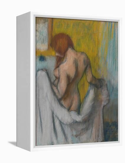 Woman with a Towel, 1894 or 1898-Edgar Degas-Framed Premier Image Canvas