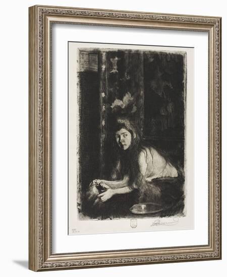 Woman with a Vase, 1894-Paul Albert Besnard-Framed Giclee Print