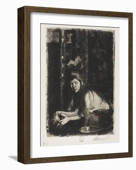 Woman with a Vase, 1894-Paul Albert Besnard-Framed Giclee Print