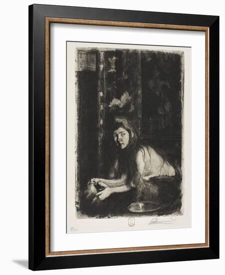 Woman with a Vase, 1894-Paul Albert Besnard-Framed Giclee Print