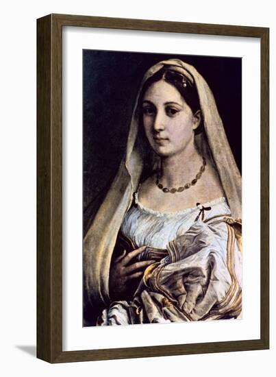 Woman with a Veil (La Donna Velat), 1512-13-Raphael-Framed Giclee Print