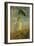 Woman with an Umbrella Turned to the Right-Claude Monet-Framed Giclee Print