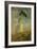 Woman with an Umbrella Turned to the Right-Claude Monet-Framed Giclee Print