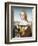 Woman with an Unicorn-Raphael-Framed Art Print