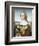 Woman with an Unicorn-Raphael-Framed Art Print