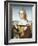 Woman with an Unicorn-Raphael-Framed Art Print