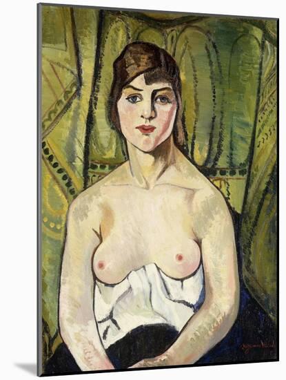 Woman with Bare Breasts-Suzanne Valadon-Mounted Giclee Print