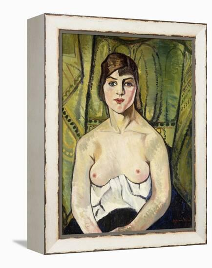 Woman with Bare Breasts-Suzanne Valadon-Framed Premier Image Canvas