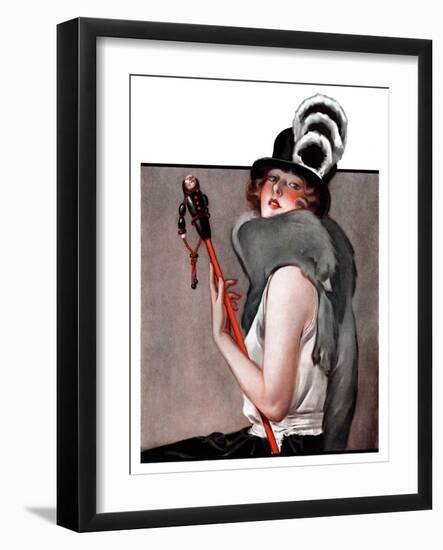 "Woman with Baton,"February 28, 1925-Roy Best-Framed Giclee Print