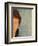 Woman with Blue Eyes, C.1918-Amedeo Modigliani-Framed Premium Giclee Print