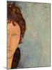 Woman with Blue Eyes, C.1918-Amedeo Modigliani-Mounted Giclee Print