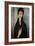 Woman with Blue Eyes-Amedeo Modigliani-Framed Art Print