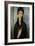 Woman with Blue Eyes-Amedeo Modigliani-Framed Art Print
