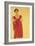 Woman with Blue Hair-Egon Schiele-Framed Giclee Print