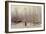 Woman with Child in Winter Landscape-Frithjof Smith-Hald-Framed Giclee Print