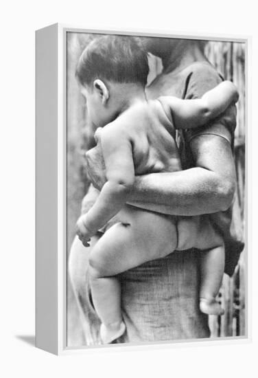 Woman with Child, Tehuantepec, Mexico, 1929-Tina Modotti-Framed Premier Image Canvas
