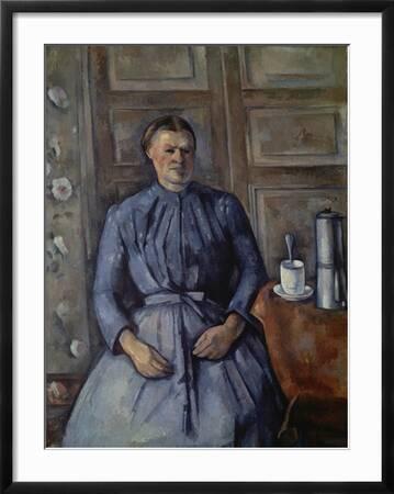 Woman with Coffee Pot (Femme a La Cafetiere), about 1890-95' Giclee Print - Paul  Cézanne | Art.com