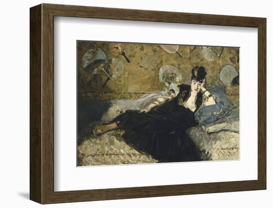 Woman with Fans, 1873-Edouard Manet-Framed Art Print