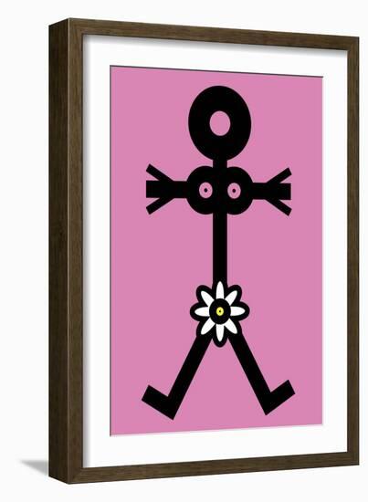Woman with Flower Icon, 2006-Thisisnotme-Framed Giclee Print