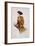 Woman with golf clubs, illustration, c1900-Unknown-Framed Giclee Print