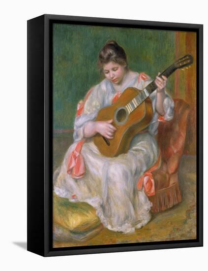 Woman with Guitar, 1897-Pierre-Auguste Renoir-Framed Premier Image Canvas