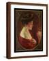 Woman with Japanese Lantern-James Carroll Beckwith-Framed Giclee Print