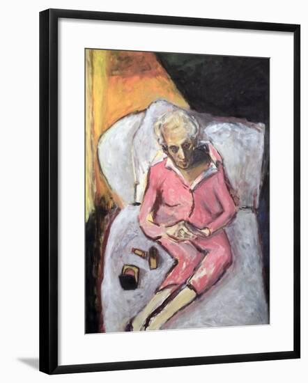 Woman with Lipstick-Julie Held-Framed Giclee Print