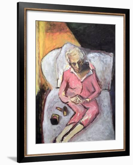 Woman with Lipstick-Julie Held-Framed Giclee Print