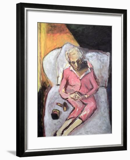 Woman with Lipstick-Julie Held-Framed Giclee Print