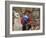 Woman with Llama, Boy, and Parrot, Sacsayhuaman Inca Ruins, Cusco, Peru-Dennis Kirkland-Framed Photographic Print