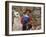 Woman with Llama, Boy, and Parrot, Sacsayhuaman Inca Ruins, Cusco, Peru-Dennis Kirkland-Framed Photographic Print