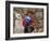 Woman with Llama, Boy, and Parrot, Sacsayhuaman Inca Ruins, Cusco, Peru-Dennis Kirkland-Framed Photographic Print