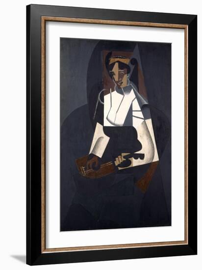 Woman with Mandolin, after Corot, 1916-Juan Gris-Framed Giclee Print