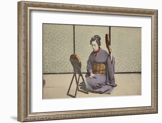 Woman with Mirrors-The Kyoto Collection-Framed Premium Giclee Print